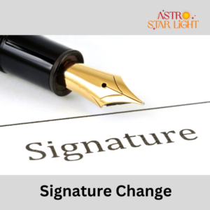 Signature Change