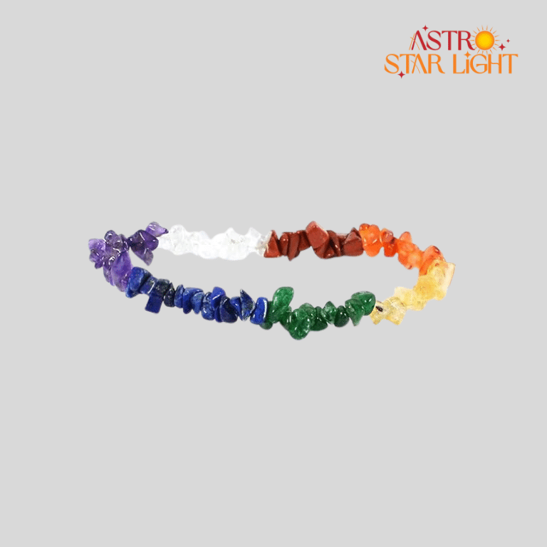7 Chakra Chips Bracelet
