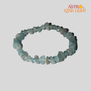 Aquamarine Chip Bracelet