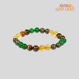 Citrine Aventurine Golden Pyrite Bracelet