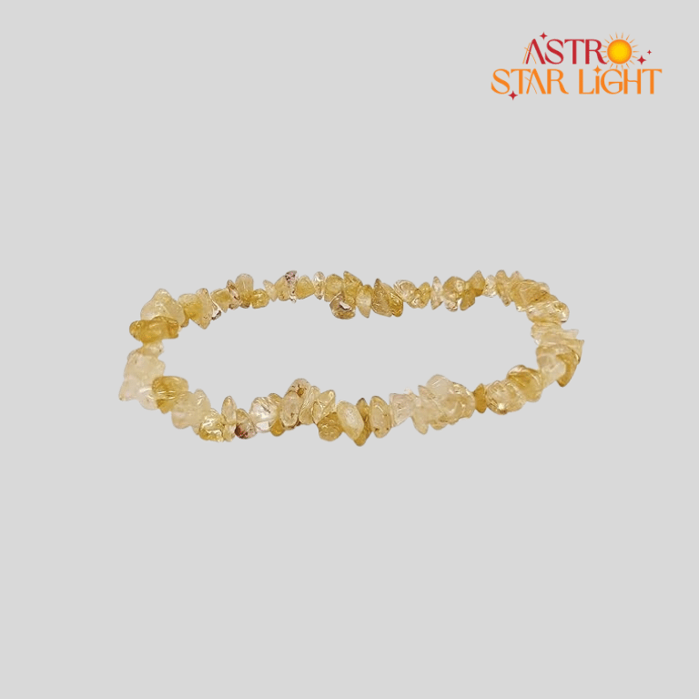 Citrine Chip Bracelet