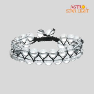 Clear Quartz Double Layer Bracelet