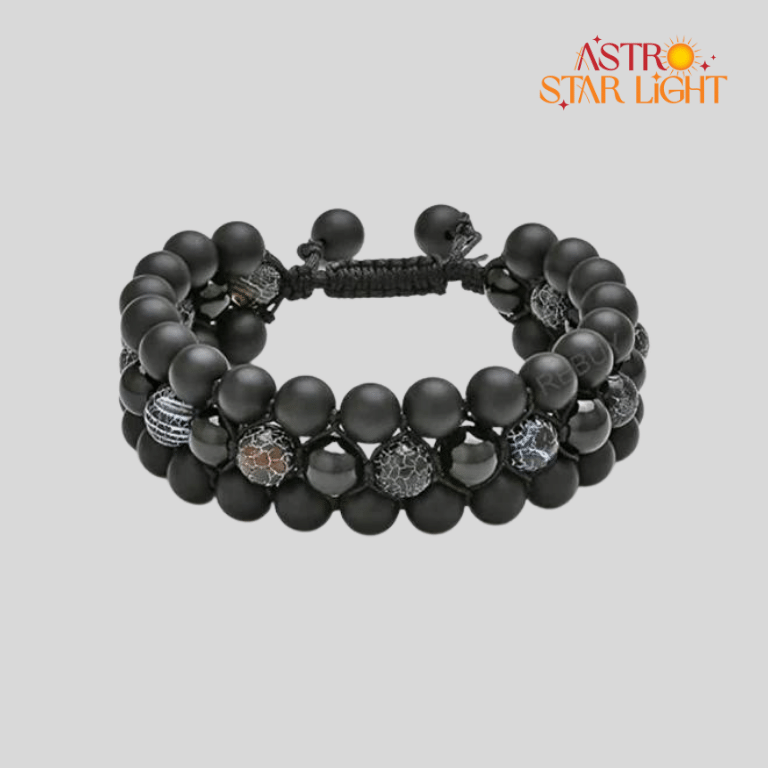 Dragon Bead Triple Layer Bracelet