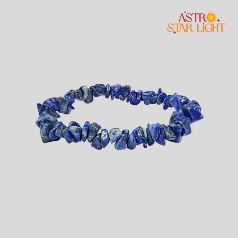 Lapis Chip Bracelet