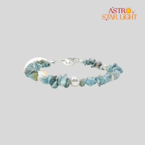 Larimar Chip Bracelet