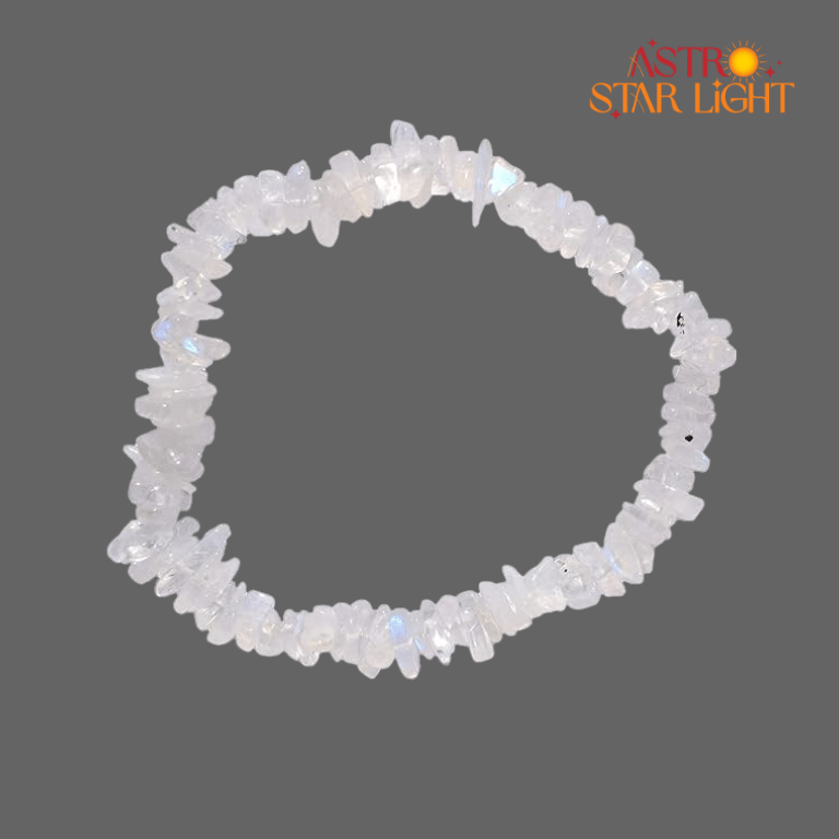 Rainbow Moonstone Chip Bracelet