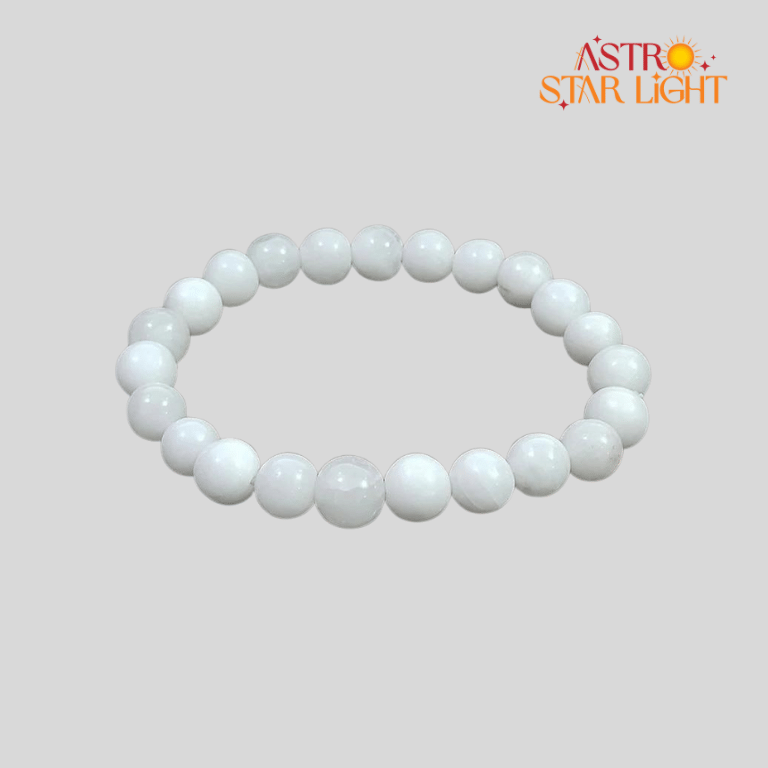 White Agate Bracelet